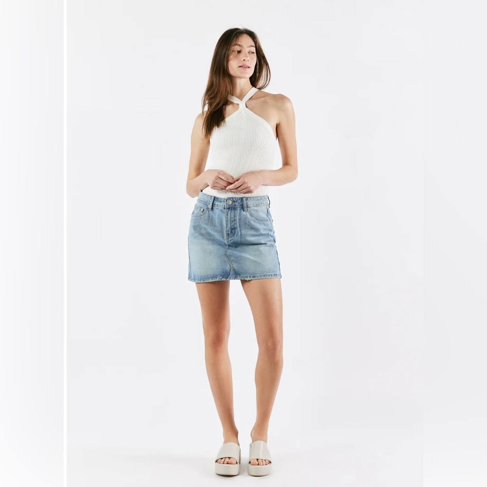 Denim Mini Skirt